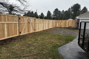 New fence installation