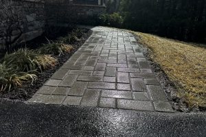 Paver sidewalk renovation